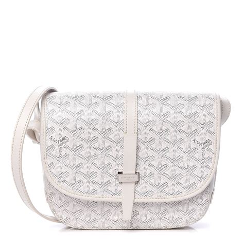 sacoche goyard blanc|goyard handbags.